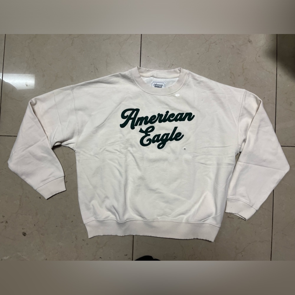 American Eagle Outfitters Cream Sweater for Men - Picture 3 of 6